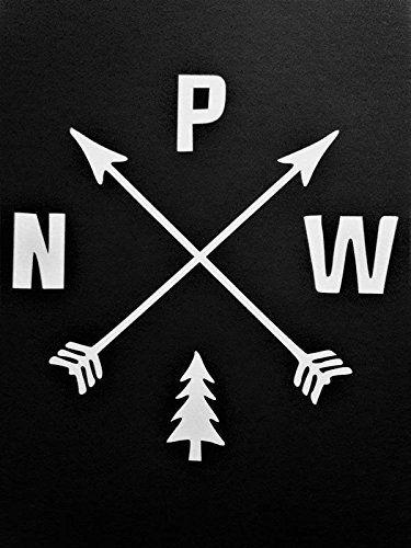 PNW Logo - Amazon.com: Chase Grace Studio Pacific Northwest PNW Hiking Vinyl ...