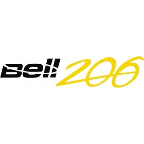 Helicopter Logo - Bell 206 Helicopter Aircraft Logo, Vinyl Graphics Decal