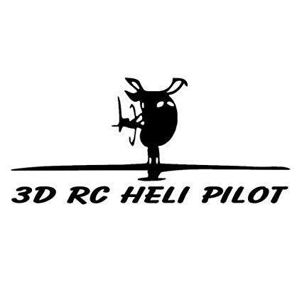 Helicopter Logo - Amazon.com: RC Helicopter Vinyl Decal Sticker Car Graphic Heli Align ...