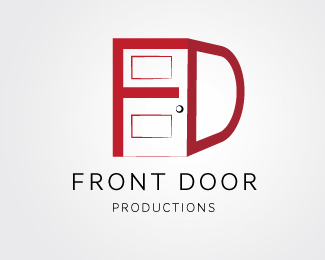 Frontdoor.com Logo - 30 Really Clever Door Logos For Inspiration | Front door building ...