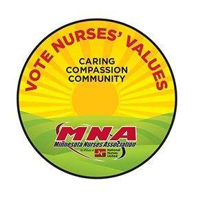 MNA Logo - 2016 VoteNursesValues logo – Minnesota Nurses Association