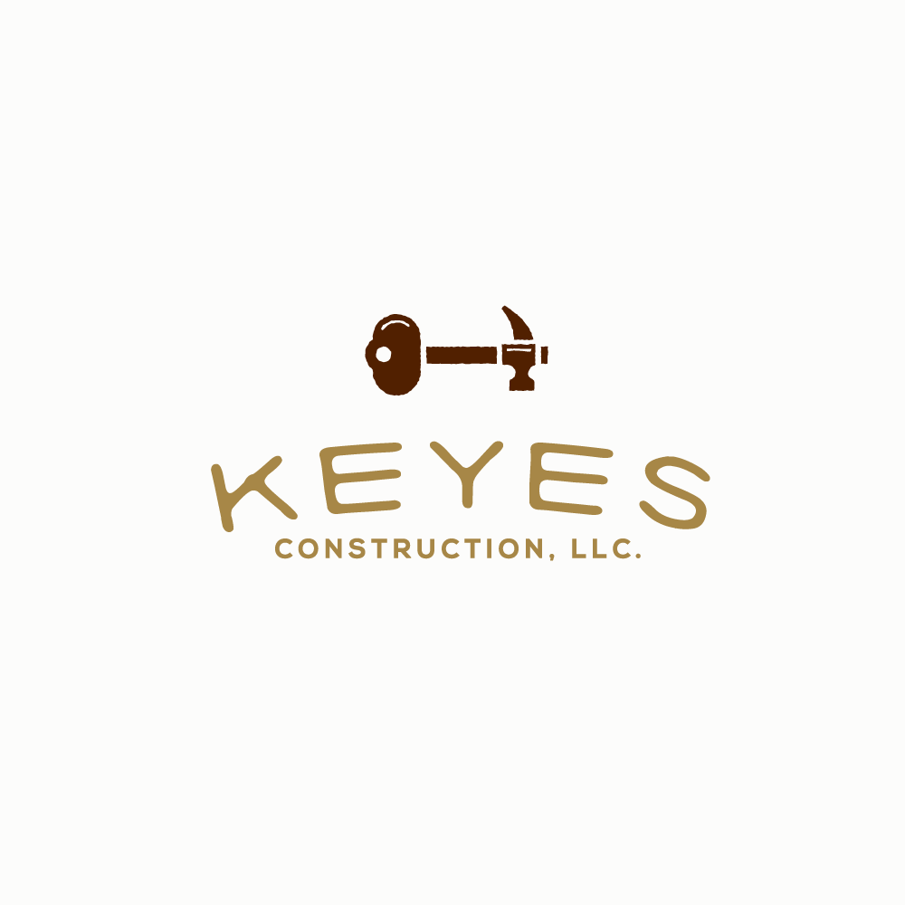 Keyes Logo - For Sale - Keyes Construction Hammer and Key Logo