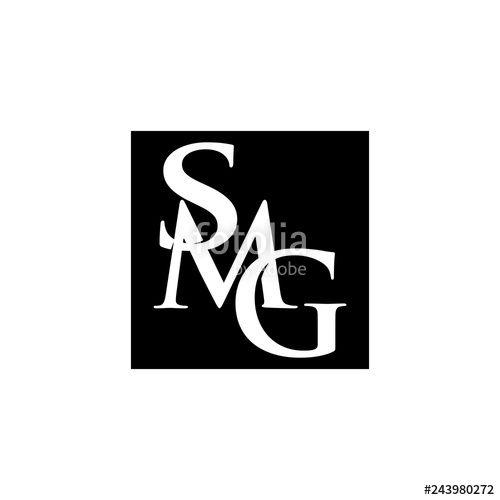 SMG Logo - letter S M G vector logo.