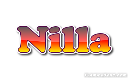 Nilla Logo - Nilla Logo. Free Name Design Tool from Flaming Text