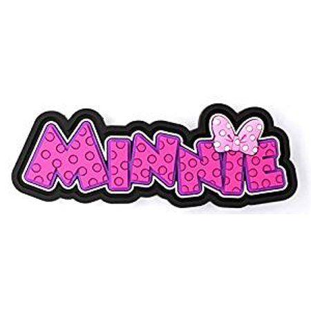 Minnie Logo - Magnet - Disney - Minnie Logo Soft Touch PVC New 24908