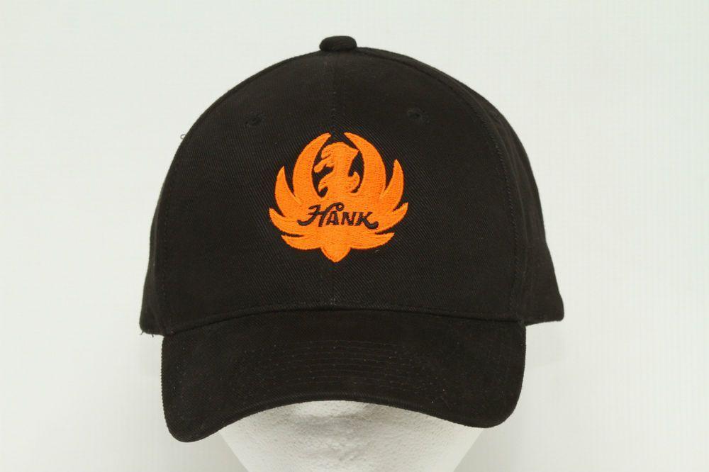 Bocephus Logo - Hank Williams Jr. Black Hat With Orange Bocephus Logo One Size #Hats