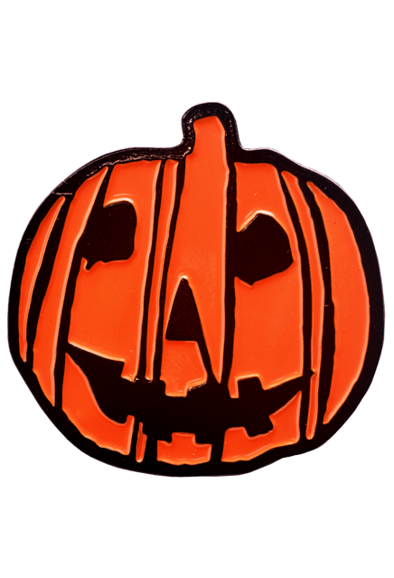 Haloween Logo - Halloween 2018 Pumpkin Logo Enamel Pin