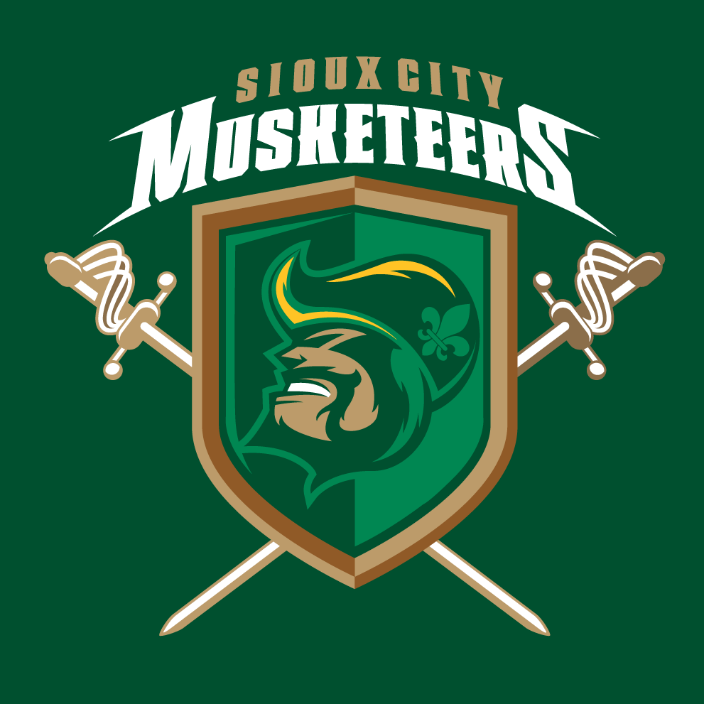 Musketeers Logo - Sioux City Musketeers Alternate Logo - United States Hockey League ...