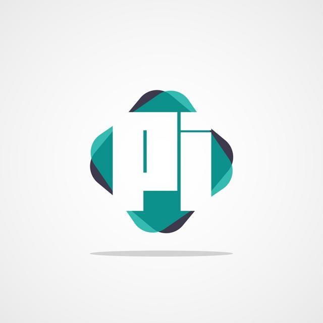Pi Logo - Initial Letter PI Logo Template Template for Free Download on Pngtree