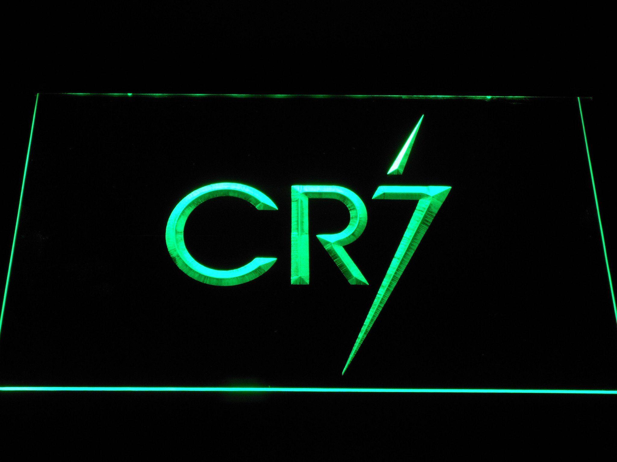 Ronaldo Logo - Real Madrid CF Cristiano Ronaldo CR7 Logo LED Neon Sign