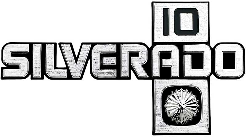 Silverado Logo - 1981-1987 All Makes All Models Parts | 14026451 | 1981-87 GM Truck  Silverado 10 Front Fender Emblem | Classic Industries