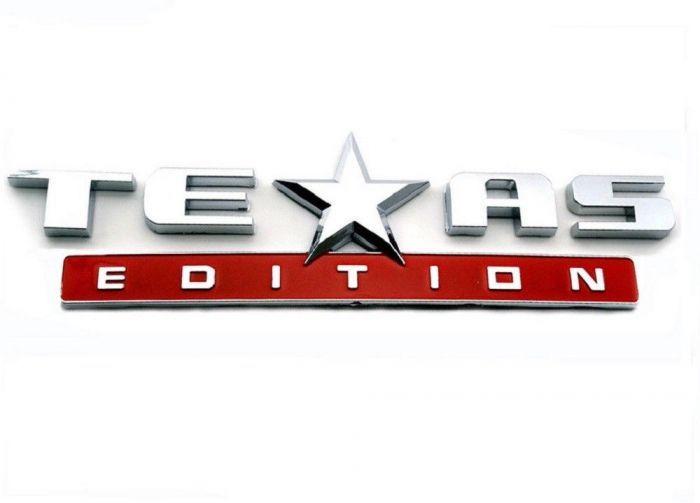 Silverado Logo - Chrome 3D TEXAS EDITION for SILVERADO SIERRA TAHOE SUBURBAN Emblem Badge  Sticker