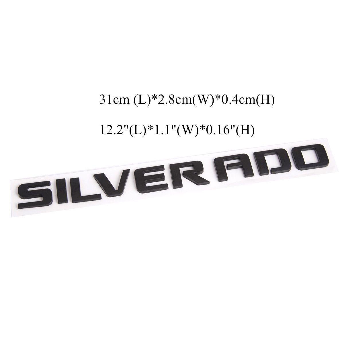 Silverado Logo - US $15.88 |SILVERADO Car Rear Trunk Lid Emblem Nameplates Badge for Chevy  1500 2500 3500-in Car Stickers from Automobiles & Motorcycles on ...