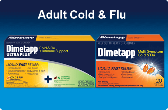 Dimetapp Logo - Dimetapp a relief. Dimetapp® Australia