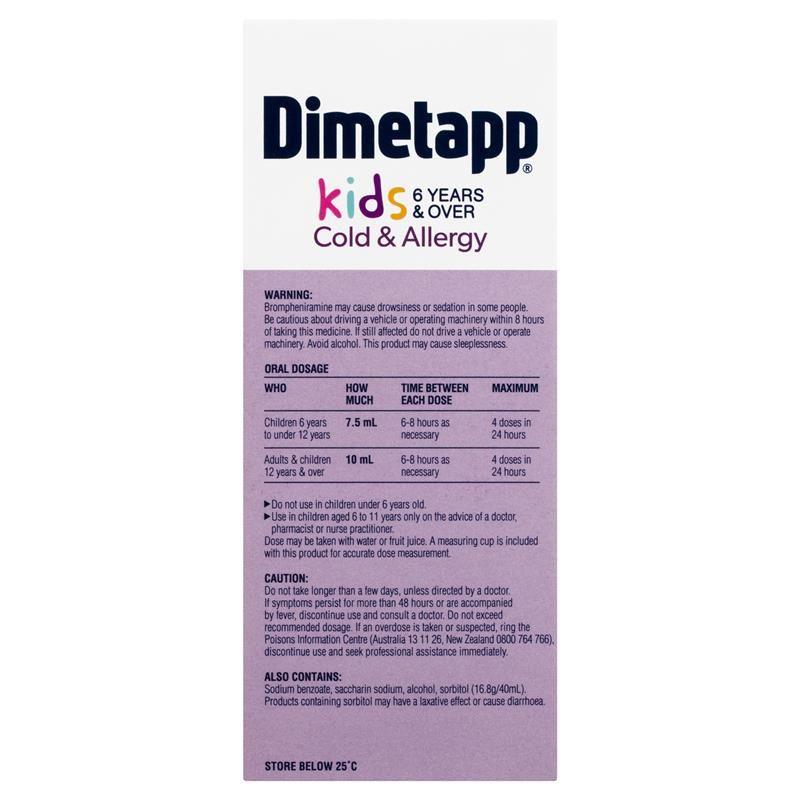 Dimetapp Logo - Buy Dimetapp Cold and Allergy 200mL Online at Chemist Warehouse®