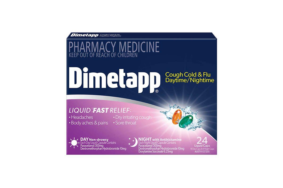 Dimetapp Logo - Cough Cold & Flu Daytime/Nightime