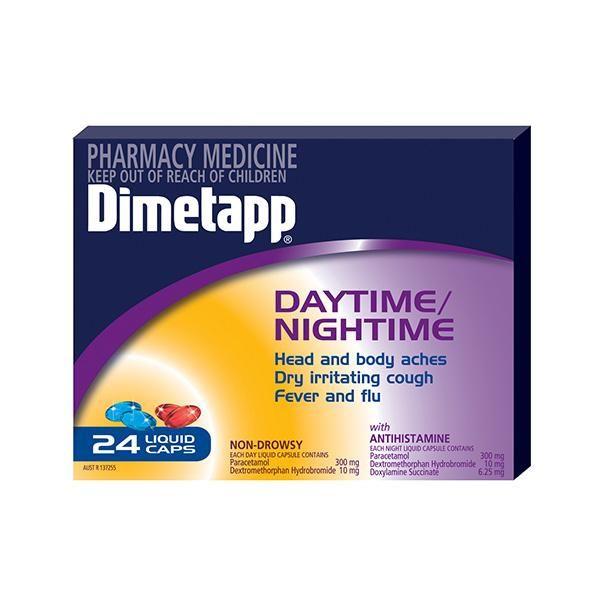 Dimetapp Logo - Dimetapp Day/Night Pse Free Liquid Capsules