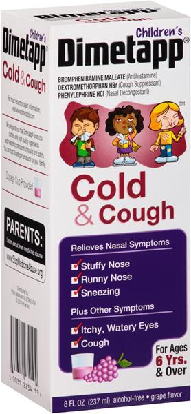 Dimetapp Logo - Children's Dimetapp Cold & Cough Antihistamine, Cough Suppressant