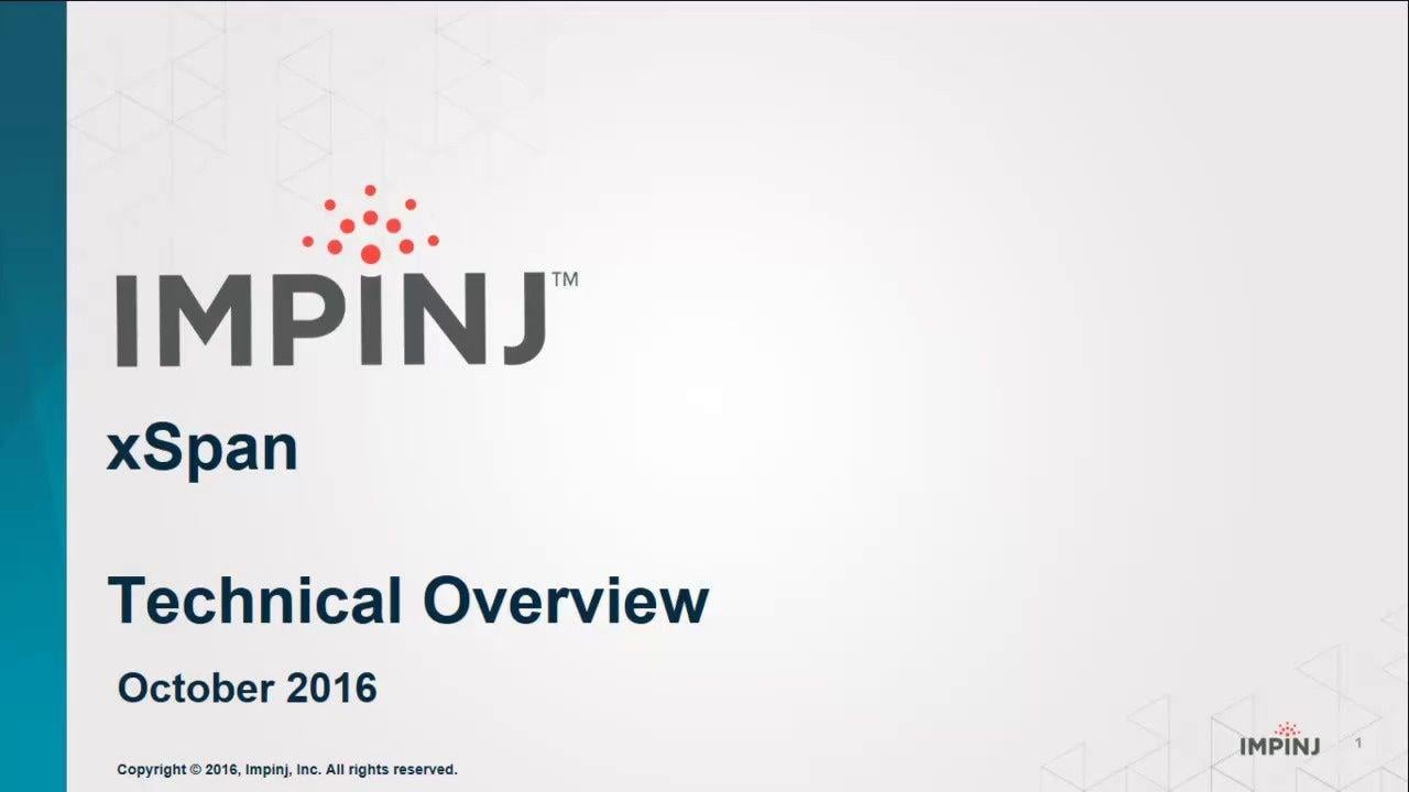 Impinj Logo - xSpan Technical Overview