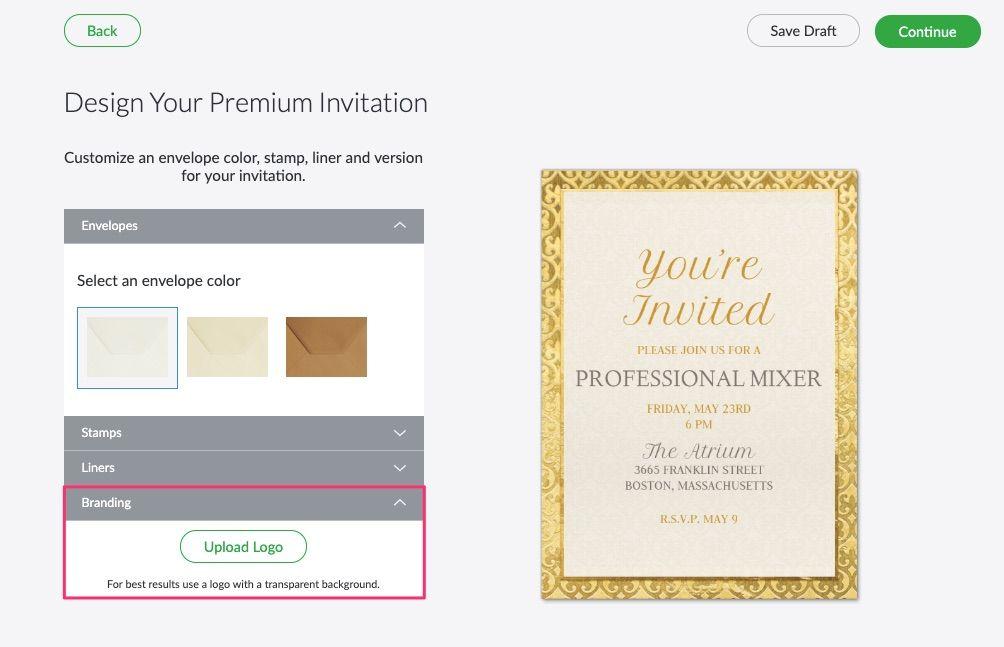 Evite Logo - Evite | How to Upload a Logo to Invitation