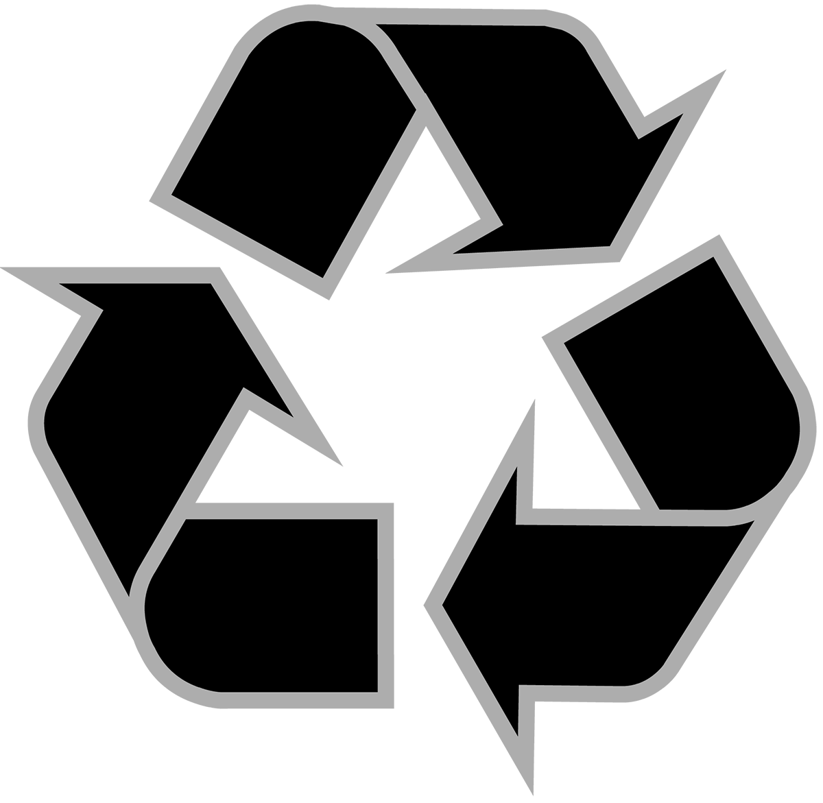 Recycled-Paper Logo - Recycling Symbol - Download the Original Recycle Logo