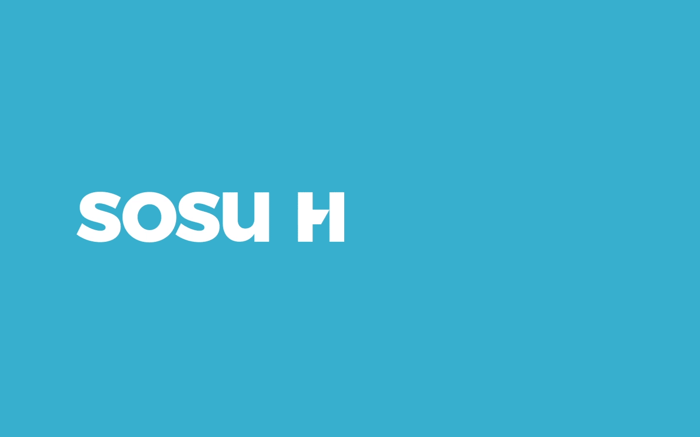 Sosu Logo - Identitet til SOSU H - Monokrom grafisk design