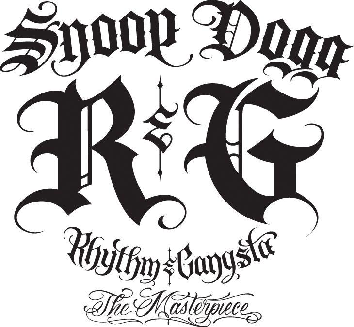 Gangsta Logo - x) Snoop Dogg Rhythm & Gangsta gothic album logo