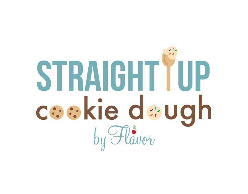 Dough Logo - Straight UP Cookie Dough Product Logo Design