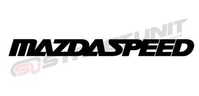Mazdaspeed Logo - Mazdaspeed Logo Vinyl Decal (10L x 1H)