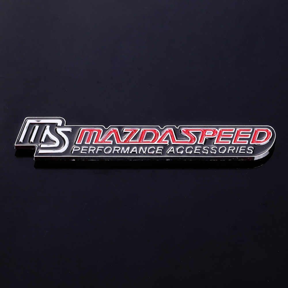 Mazdaspeed Logo - Mazdaspeed MS Motor Badge Motorsport Front Gill Emblem For Mazda2 Mazda3 Mazda6 Demio Axela Atenza Premacy CX 3 CX 5
