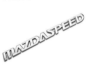 Mazdaspeed Logo - Details about Car Accessories Side Emblem MAZDASPEED Logo Rear Badge Fender  Sticker For Mazda