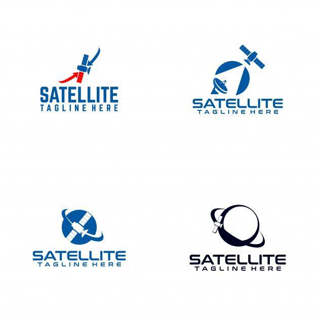 Satellite Logo - Satellite logo Vector | Premium Download