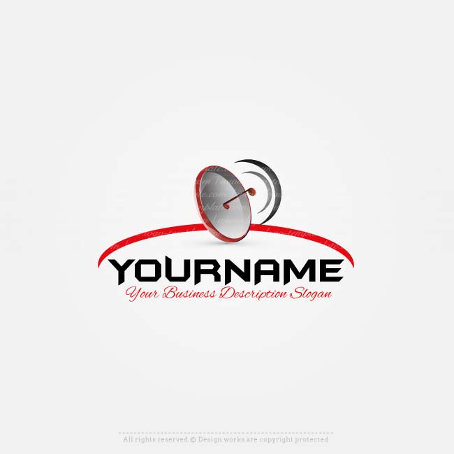 Satellite Logo - Online Logos Store logo template