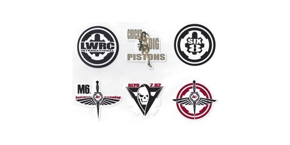 LWRC Logo - LWRC International LLC - LWRCI BRANDS STICKER SET 6 PACK