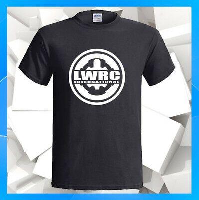 LWRC Logo - LWRC Logo CAGE Defense Firearms Rifle Gun Men's Black T Shirt S M L XL 2XL 3XL