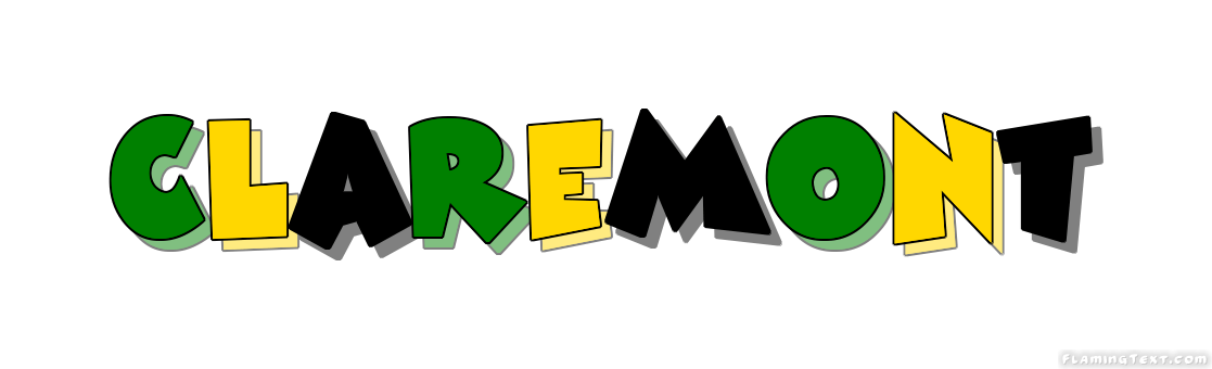 Claremont Logo - Jamaica Logo. Free Logo Design Tool from Flaming Text