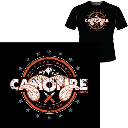 Camofire Logo - Camofire Signature Logo T-Shirt – CamoFire Forum