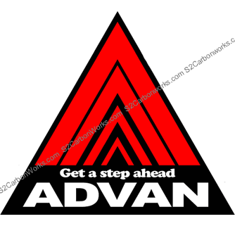 Advan Logo - Yokohama JDM Advan Racing Triangle Logo Sticker Decal