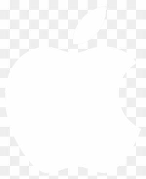 White Apple Logo - White Apple Logo Transparent Transparent PNG Clipart Image