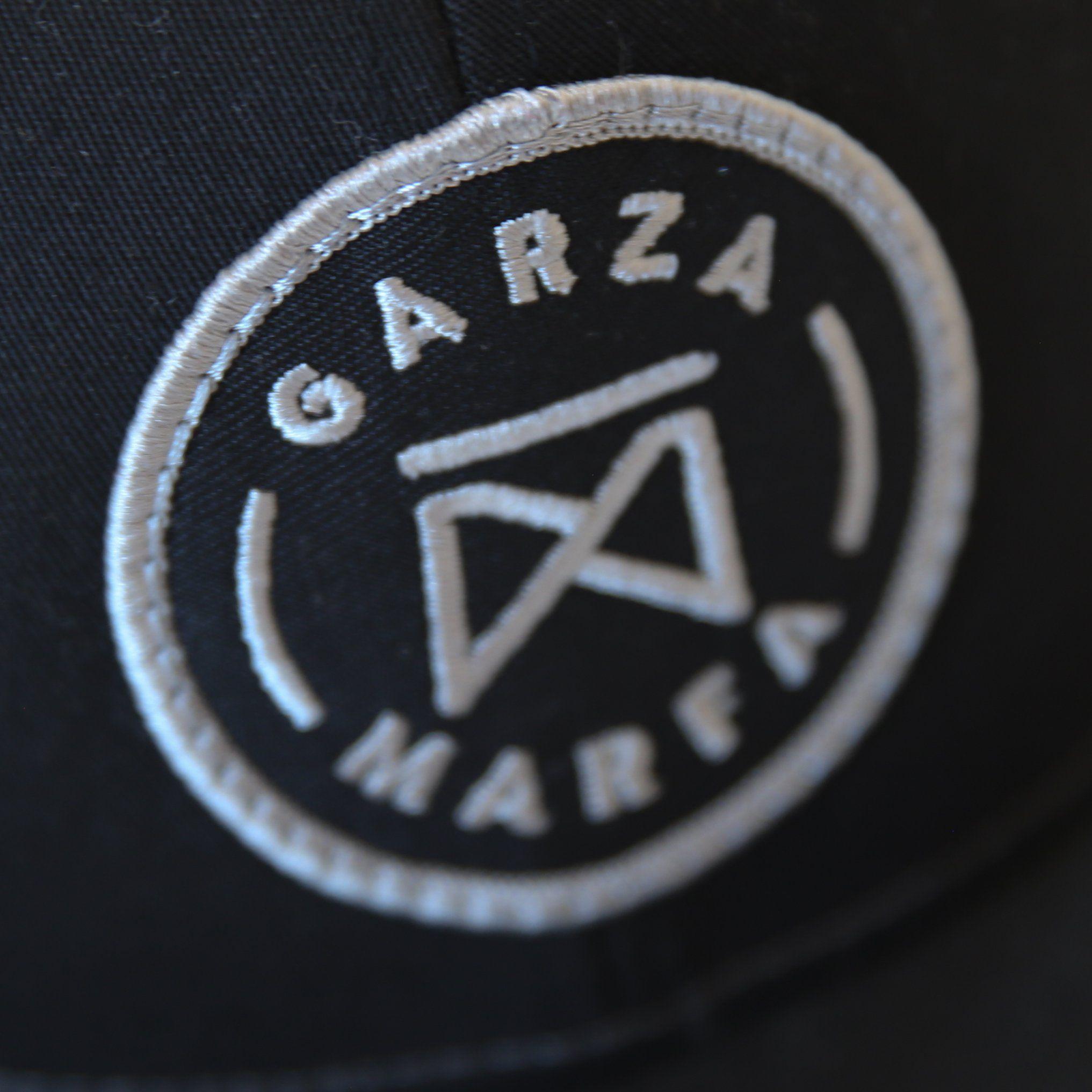 Garza Logo - Garza Marfa Mesh Cap - Black/Grey Cap with Grey logo.