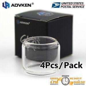 Advken Logo - Details about 4Pcs Manta Rta Bulbed Fatboy Glass Tube 4.5ml for Advken  Manta RTA Tank - USA