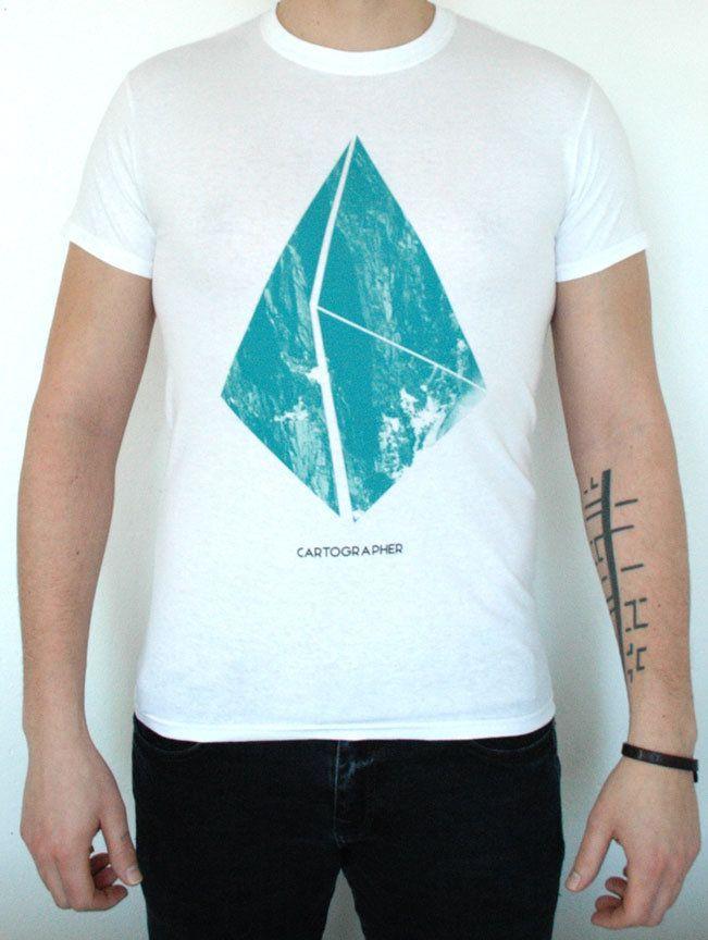 Cartographer Logo - White T-shirt w/ logo | Cartographer