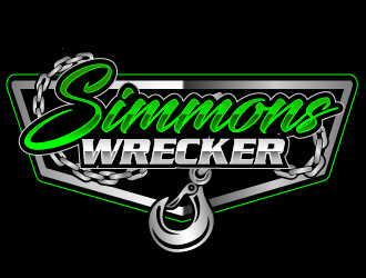 Wrecker Logo - Simmons Wrecker logo design - 48HoursLogo.com