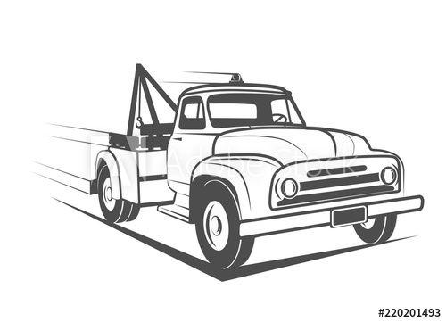 Wrecker Logo - wrecker truck logo element design - Buy this stock vector and ...