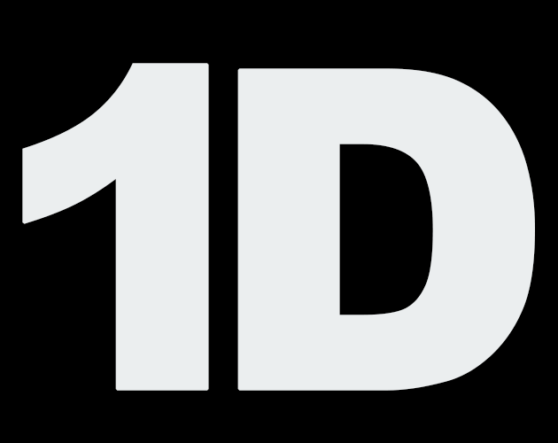 1D Logo - World's First 1D game by TimRuswick