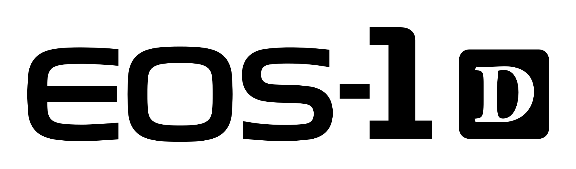 1D Logo - File:EOS 1D Logo.svg - Wikimedia Commons
