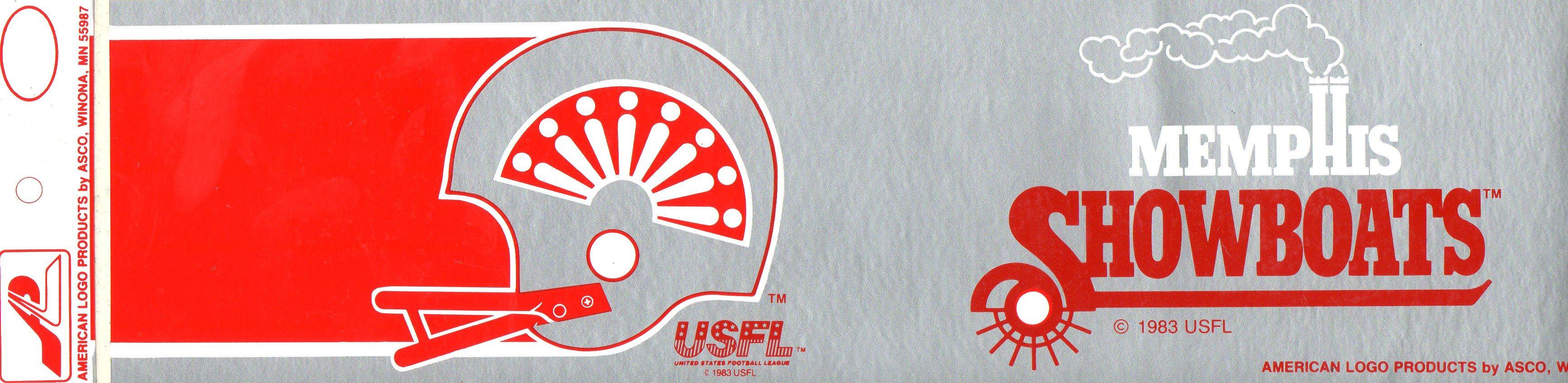 USFL Logo - Memphis Showboats | USFL Memorabilia, Jerseys, Helmets, And Teams