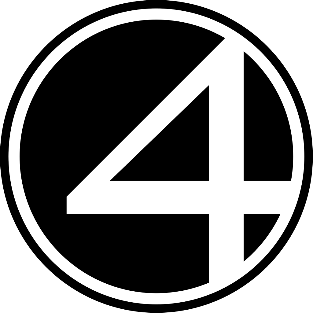 4 Logo - File:Fantastic Four logo.svg - Wikimedia Commons