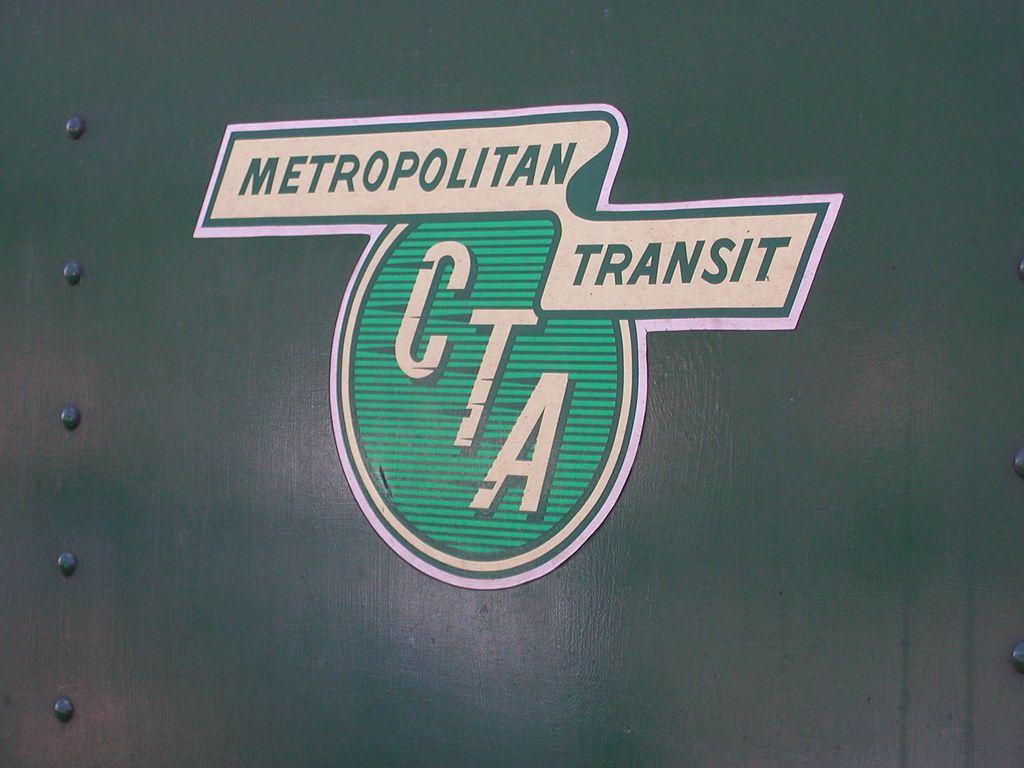 CTA Logo - Vintage CTA Logo. Chicago Transit Authority (CTA) logo on v