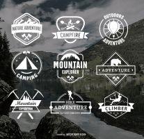 Hiking Logo - Camping logo free vector graphic art free download (found 13,698 ...
